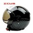 Motorcycle Scooter 3 4 Helmet Face Helmet Prince ZEUS Vintage Harley - 8