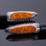 2pcs Universal Motorcycle 3 Led Turn Signal Indicator Amber Light - 4