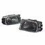 5-Series BMW E39 Bumper Pair Black Cover Housing Fog Lights Lamp Z3 - 4