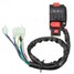 8inch Headlight ATV Horn Universal Switch Handlebar Motorcycle Electrical Start Indicator - 3
