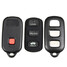 Key Keyless Remote Shell 4 Button Replacement Fob Case For TOYOTA - 6