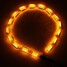 Dual Color Light For Motorcycle Car Daytime Running 2Pcs LED Strip Lights Headlight - 4