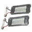 Pair White BMW MINI Cooper 18SMD LED License Plate Light Lamp R57 - 5