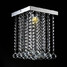 Living Room Modern/contemporary Crystal Bedroom 5w Electroplated Flush Mount - 4
