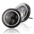 40W Harley Jeep Wrangler Headlight Angel Eyes White LED 6500K 3600LM Lamp 2Pcs - 5