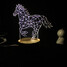 Birthday Gift Creative Fawn Series Animal Lamp Nordic Night Light Wood Ikea Simple - 1