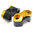 22mm Riser Mount Holder CNC Motorcycle Handlebar Bar Clamp Adaptor - 7