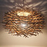 Cany Rattan Restaurant Rural Head Droplight Lamp Led - 1