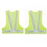 High Visibility Gear Reflective Vest Warning Safety Yellow White 2Pcs - 2