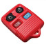 Remote Key Shell Fob Case Ford 4 Button Rubber Pad 4 Color - 3