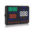 Hud Display Core Tool GEYIREN Alarm Car M9 Dual Car HUD - 2