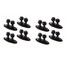 Clamp Beige Headphone Clip Data Black Line Cable Car Charger 8Pcs - 7