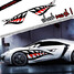 Shark Decal Sticker Teeth Waterproof Car 2Pcs Mouth - 2