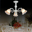 Three European Flush Mount White Classic Lights - 1