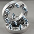 Lug 1.5mm Fits Adapters Toyota Trucks All Wheel Silver Spacers Alloy - 2