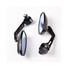 Folding Rear View Mirror Handlebar 22mm Mirrors Motorcycle Retro - 3