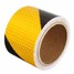 Black Tape Sticker Night Reflective Warning Safety 20CM Traffic 5cm Yellow Strip 10cm - 4