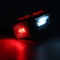 Square Orange Truck Trailer Rear Brake LED White Red Lamp Plate Lights Stud Tail Mount 12V - 4