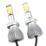 Pair COB LED 22W Lamp Conversion Pure White Upgrade Car 6000K Hi-Lo H1 H3 Beam Headlight - 10
