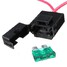 12V 40A Relay Fuse Rocker Switch 5-Pin LED Light 300W Wiring Harness - 5