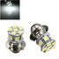 2Pcs 12SMD Motorcycle P15D White LED Headlight Lamp - 1