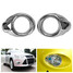 Chrome Bezels Front Fog Light Trims Ford Focus Lamp Cover - 1