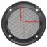 Decorative 3.5inch Black Circle Protective Iron Mesh Speaker - 3