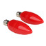 High Power Led E12 0.5w Led Ac 100-240 V Red 2 Pcs C35 - 1