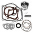 Piston Ring Crankcase Gasket GX160 GX200 6.5hp Rebuild Engine Oil Seal Kit For Honda - 1