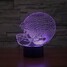 Amazing Color-changing Led Table Lamp 100 3d Shape Hat Night Light - 6