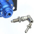 Adjustable Aluminum Gauge Fuel Pressure Regulator Oil Blue - 4