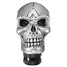 Skull Shifter Universal Manual Car Gear Stick knob Silver Shift Lever - 3