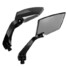 Rear View Mirrors Motorcycle Aluminum Handle Bar End Carbon Side - 1
