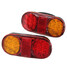 Trailer Plate LED Tail Lights 2Pcs Submersible Truck Boat Ute - 5