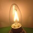 Led Filament Bulbs Warm White C35 Ac 110-130 V Decorative E12 Cob - 5