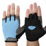Summer Orange Unisex Motorcycle Half Finger Gloves Dirt Bike Racing Blue Biker Breathable - 1