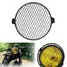 16cm Round Mask Cover Retro Headlight Grill Universal Motorcycle Motor Bike - 1