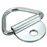 Trailer Tie Down Ring Boat Vans Trucks Zinc Plated Lashing - 2