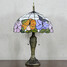 Light Painting Resin Table Lamp Glass Pattern Tiffany - 3