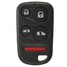 Panic Remote Entry Key Shell for Honda 4 Button Odyssey Keyless Case - 4
