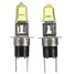 A pair of H7 H9 Xenon Light Bulbs Lamps DC12V HID 3000K 55W Yellow 9005 9006 - 7