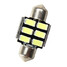 5630 31MM Festoon Reverse Light Decode Non-polar Lamp Bulb Reading Light 6SMD - 6