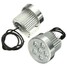 Driving Chrome Spotlightt Fog 18W 2Pcs 12V Lamp Motorcycle LED Headlight - 5