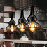 Wind Vintage Industrial Wrought Iron Bar Cafe Pendant Light - 1