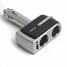 Car Cigarette Lighter Socket Power USB Interface 2 Way Splitter Adapter - 6