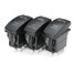 Front Rear Light 3pcs 5-Pins Push Backlit Laser LED Rocker Switch - 5