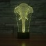 100 Color-changing 3d Illusion Led Table Lamp Night Light Amazing Shape - 1