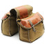 Side Canvas Saddle Bag Luggage Motorcycle Bike Bag - 2