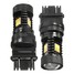 2Pcs Car Turn Signal light T25 Daytime Running Light SMD LED Amber White - 8