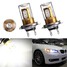 Fog Lights 10W LED Headlights 6500K Pure White H7 DRL Bulb - 2